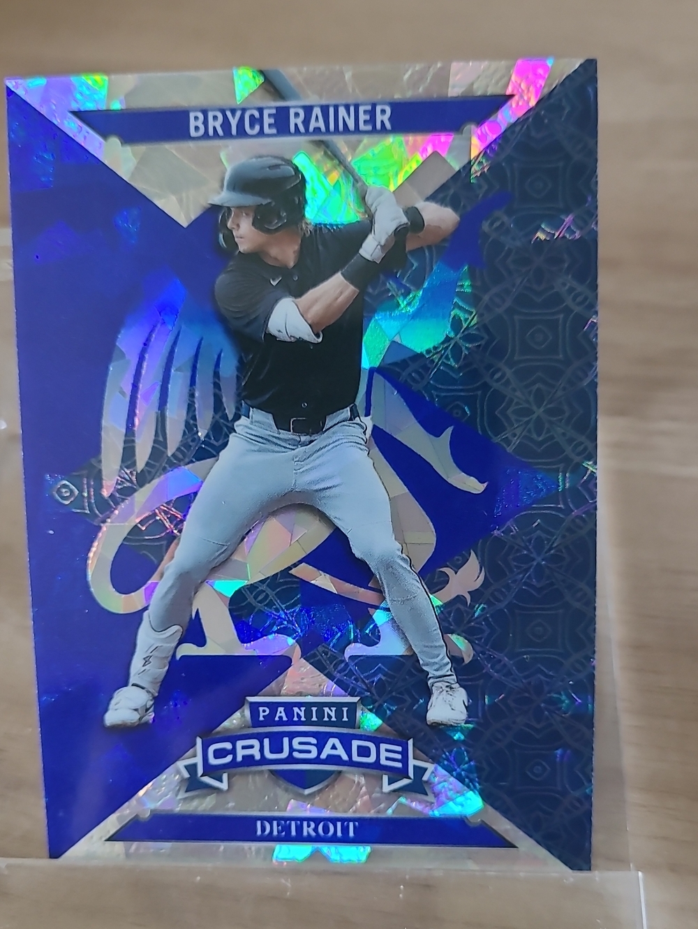 Panini Bryce Rainer 2025 Crusade Blye Cracked Ice